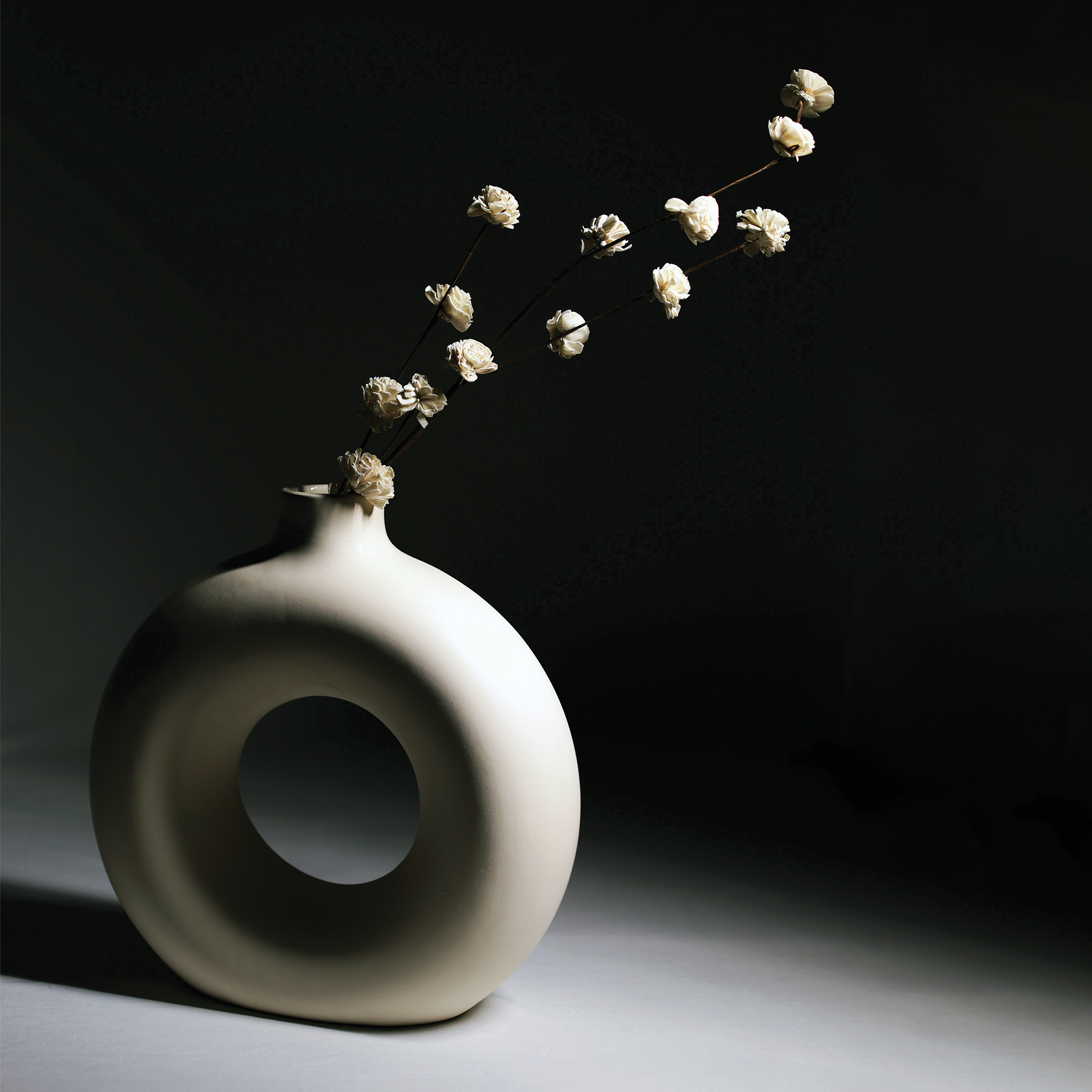 Vista Ceramic Vase: A Handcrafted Study in Modernist Serenity.