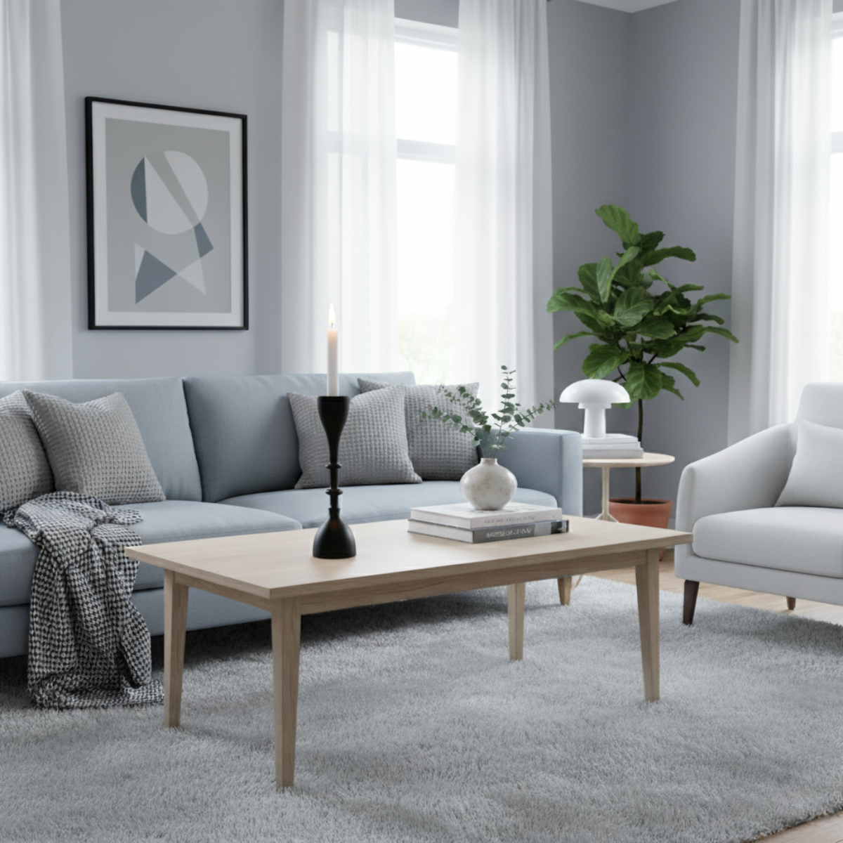 Formé Lumina – Classic Spindle Candle Holder in Midnight Hue (Small)