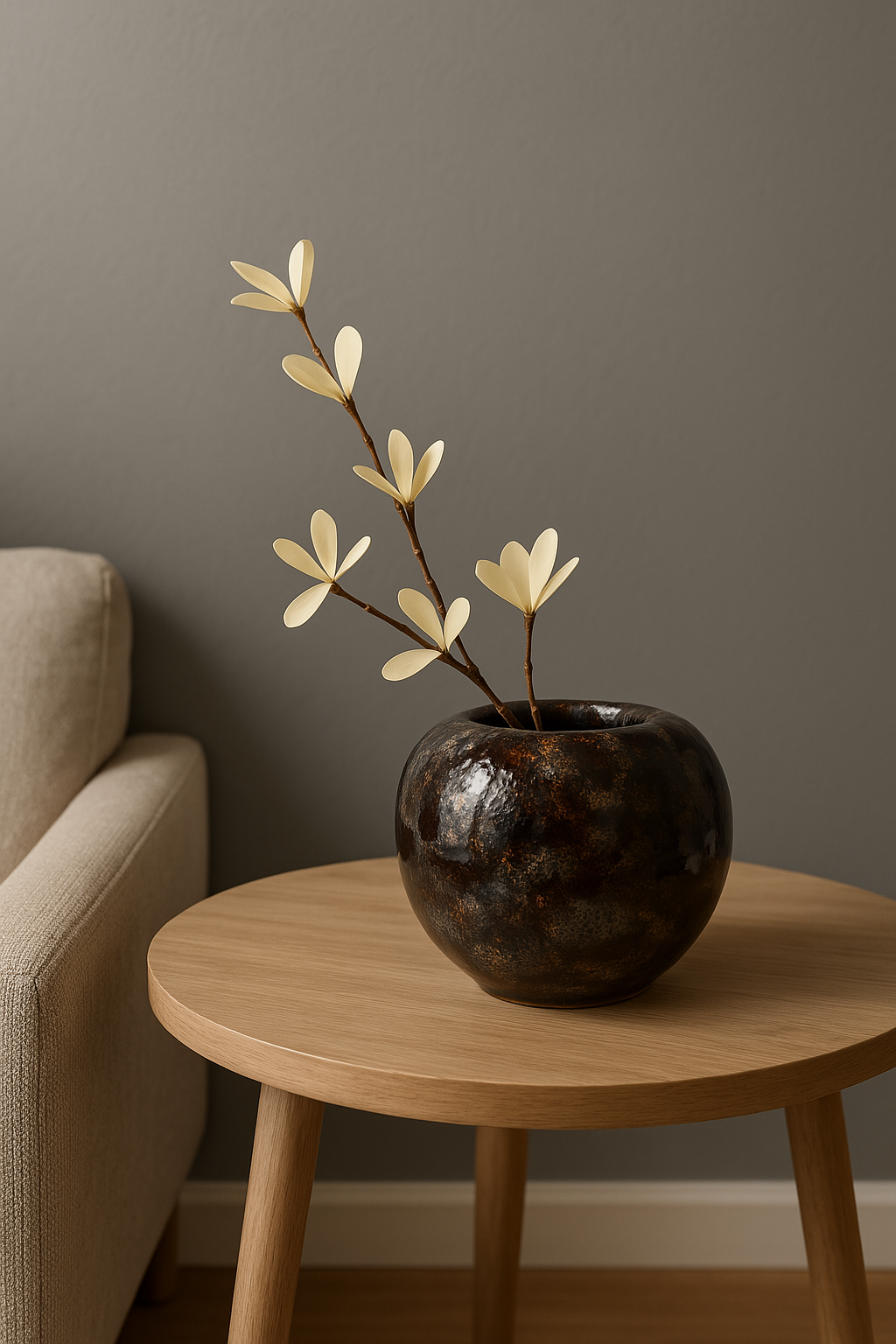 Nebula: Multicolour Tinted Minimalistic Reflective Glass Vase - A Cosmic Explosion