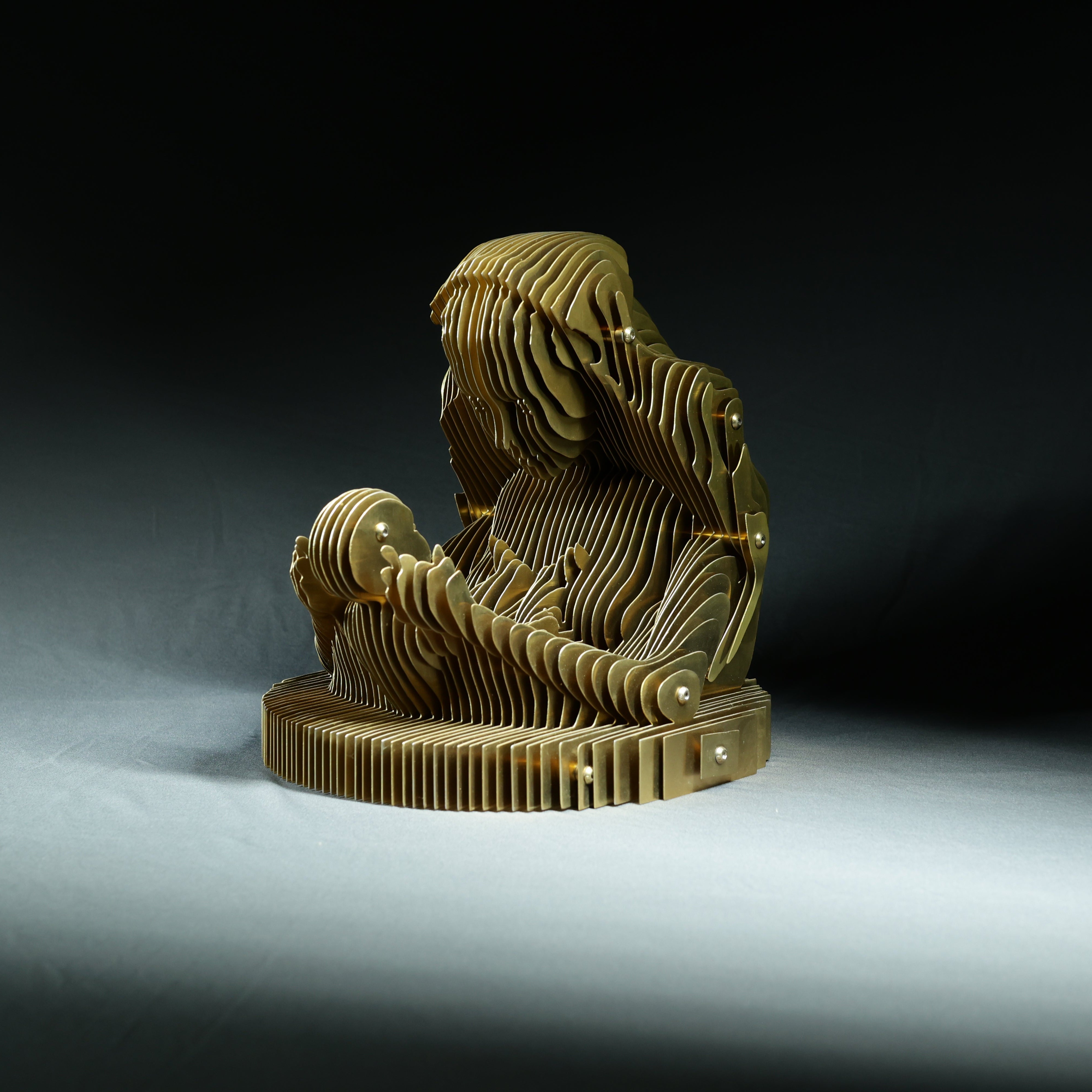 Maa - Heartfelt Alloy Sculpture