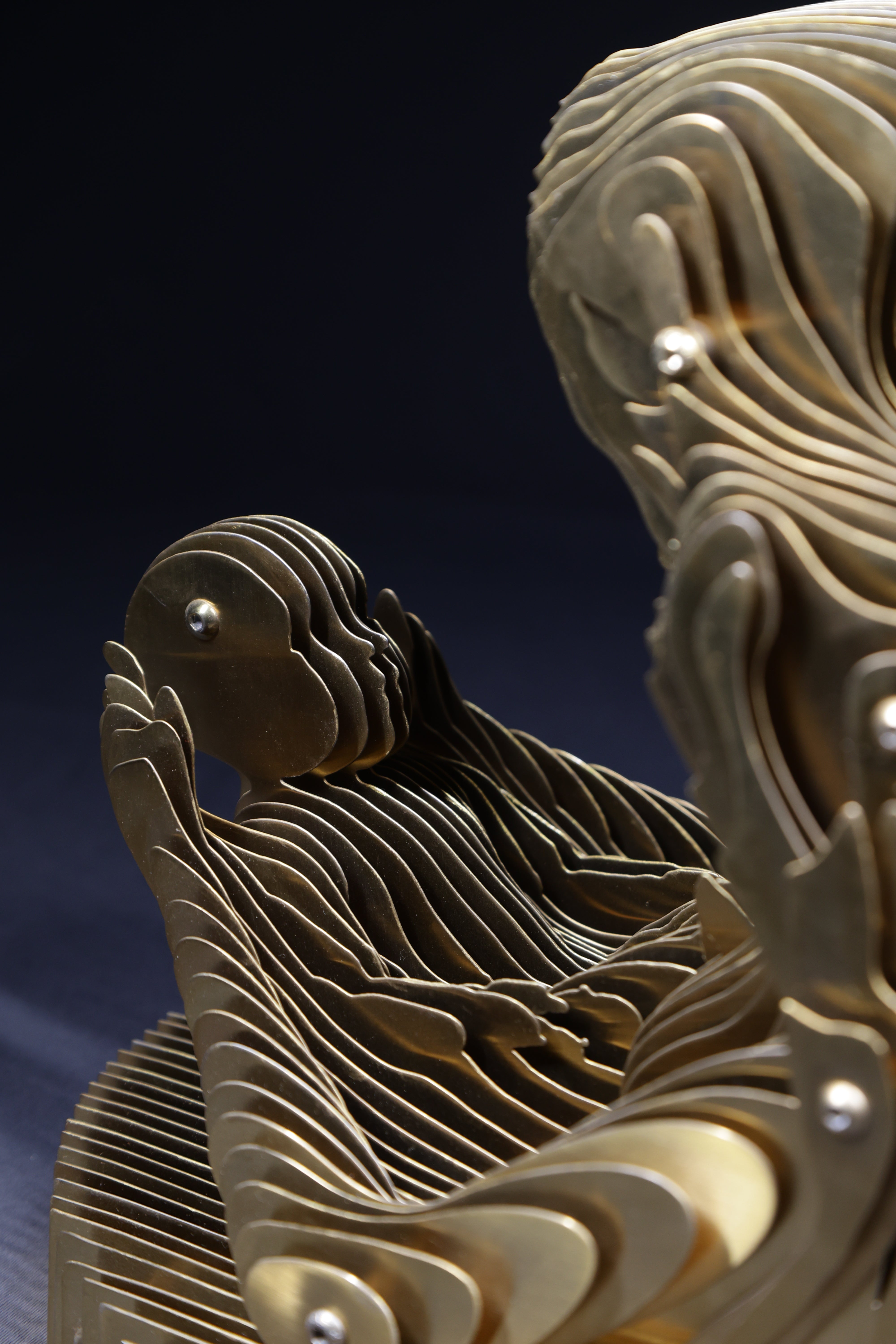 Maa - Heartfelt Alloy Sculpture