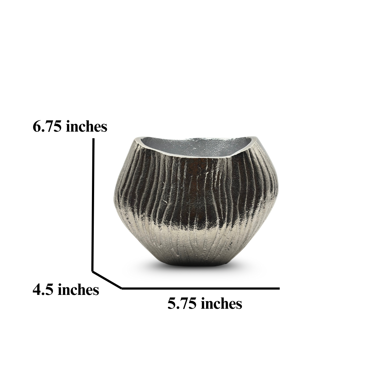 Trace – Luminous Flowing Silhouette Vase with Sculpted Grooves