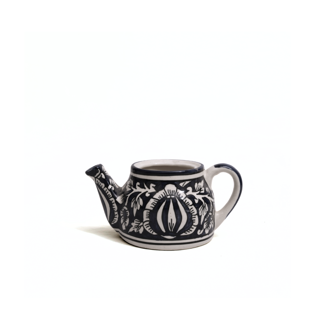Ketli: Stylish Jaipur Pottery Small Table Top Pot in Ceramic