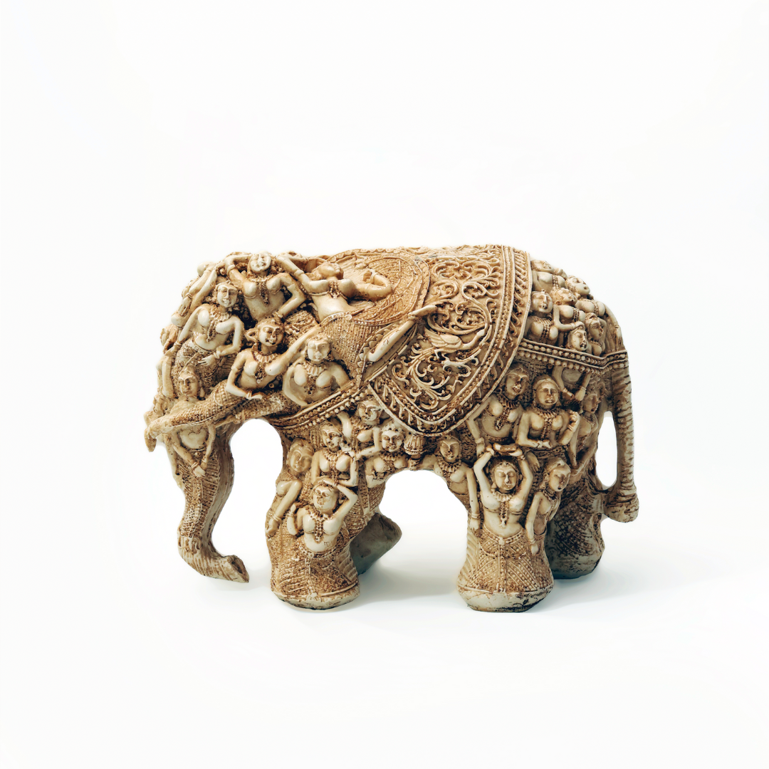 Gajaraj: The Ochre Khajuraho Tusker