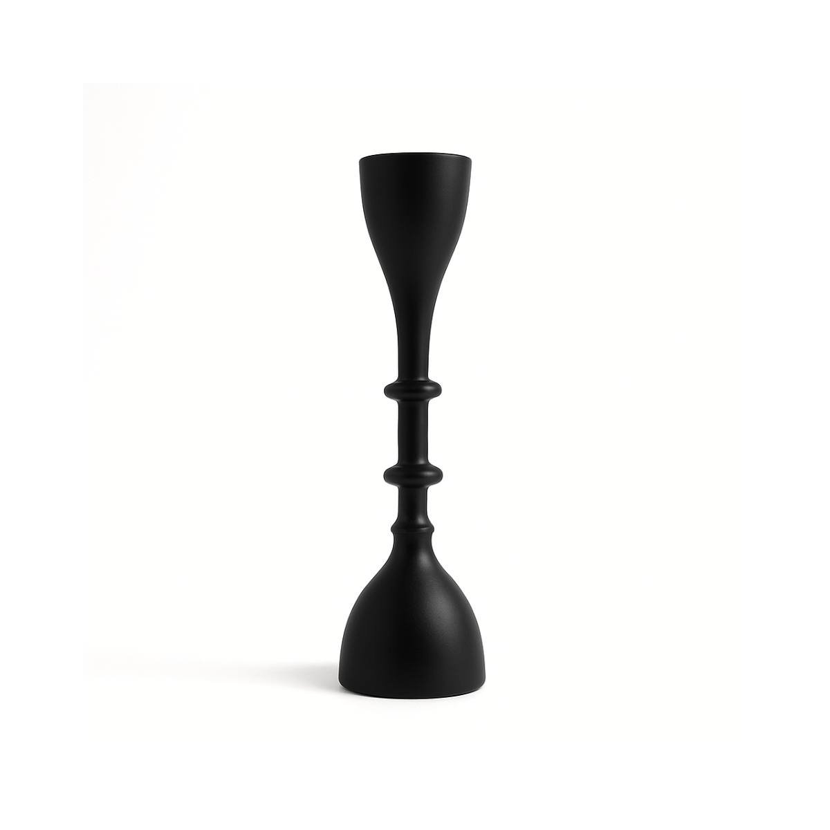 Formé Lumina – Classic Spindle Candle Holder in Midnight Hue (Small)