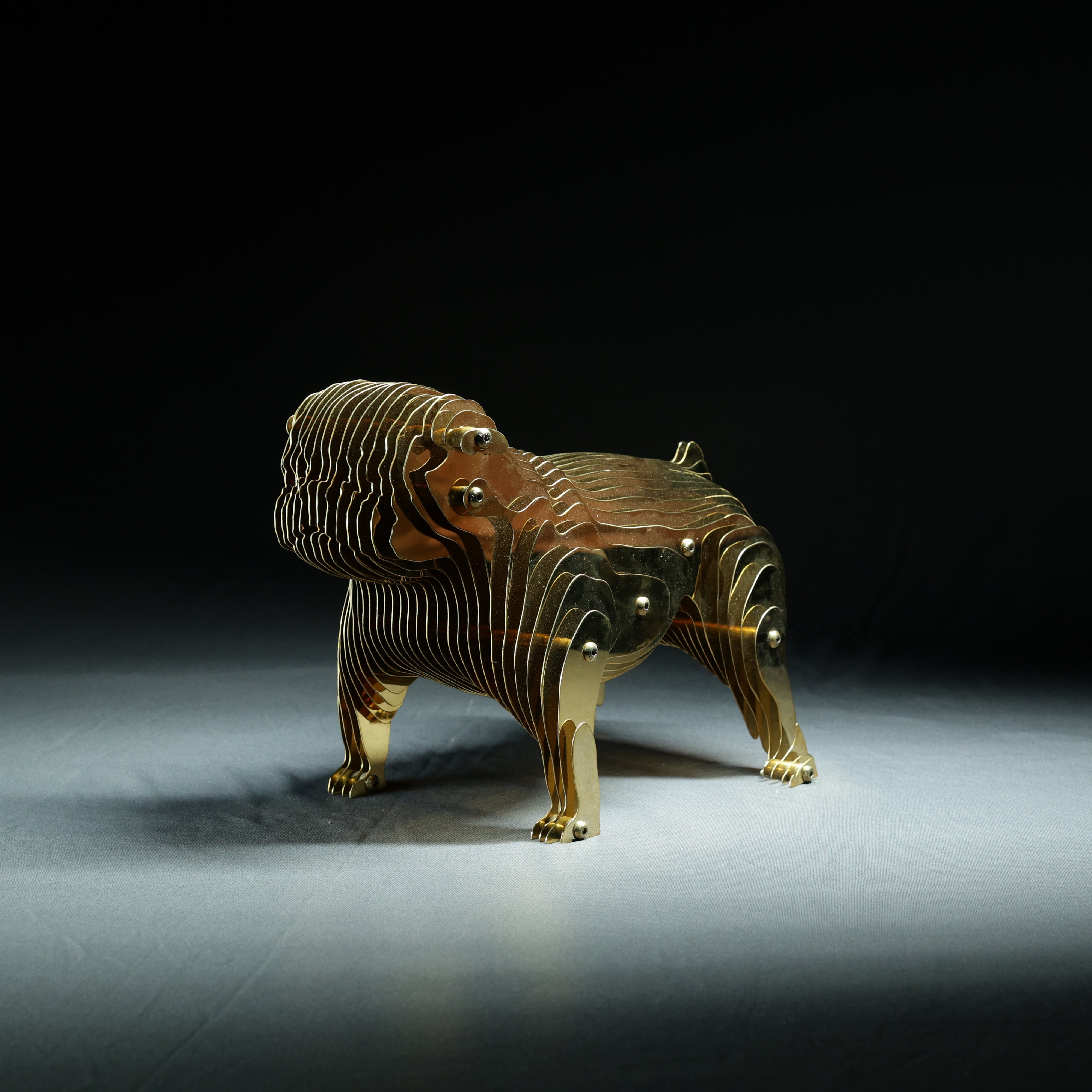 Leo - Dynamic Polished Alloy Sculpture