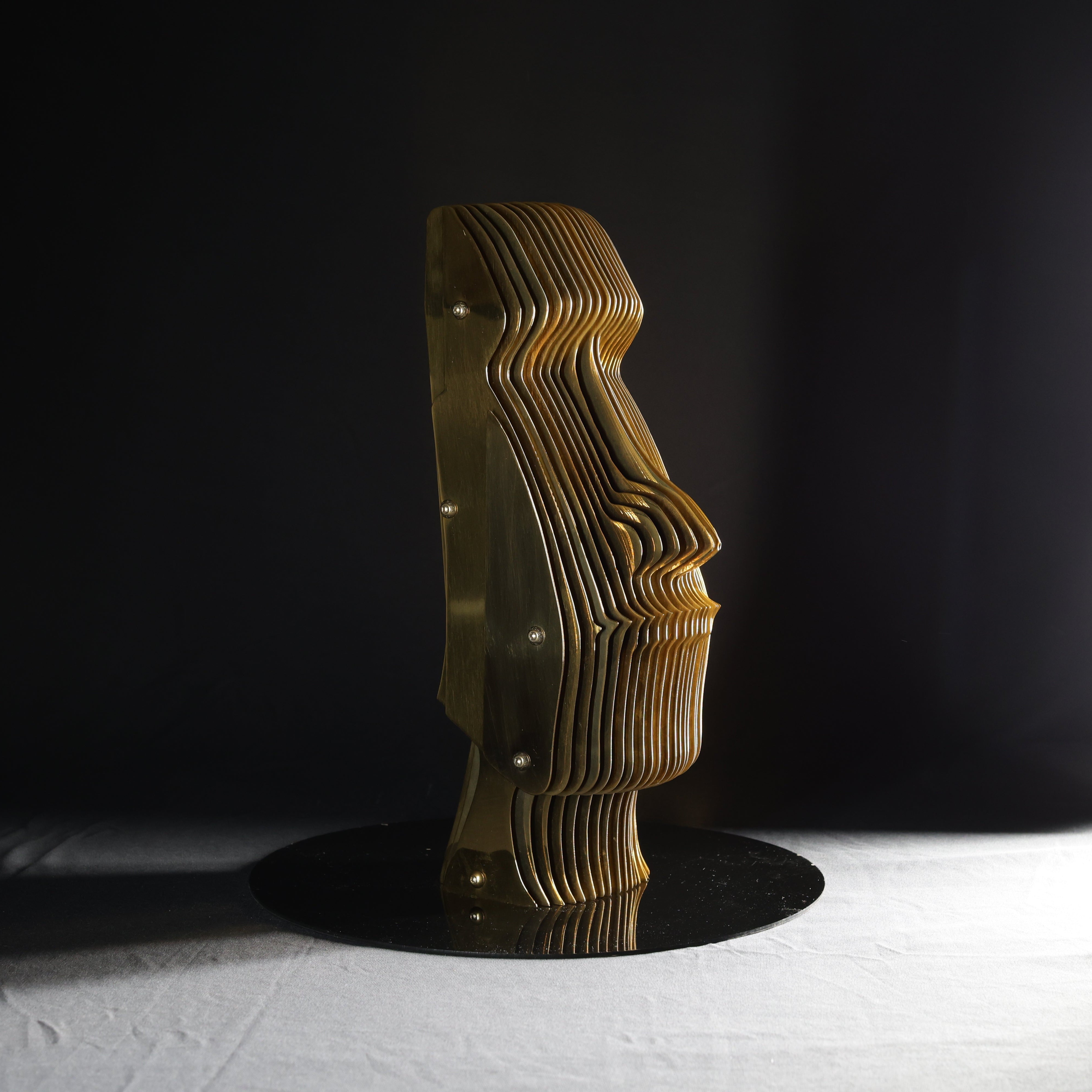 Moai - Iconic Modern Alloy Sculpture