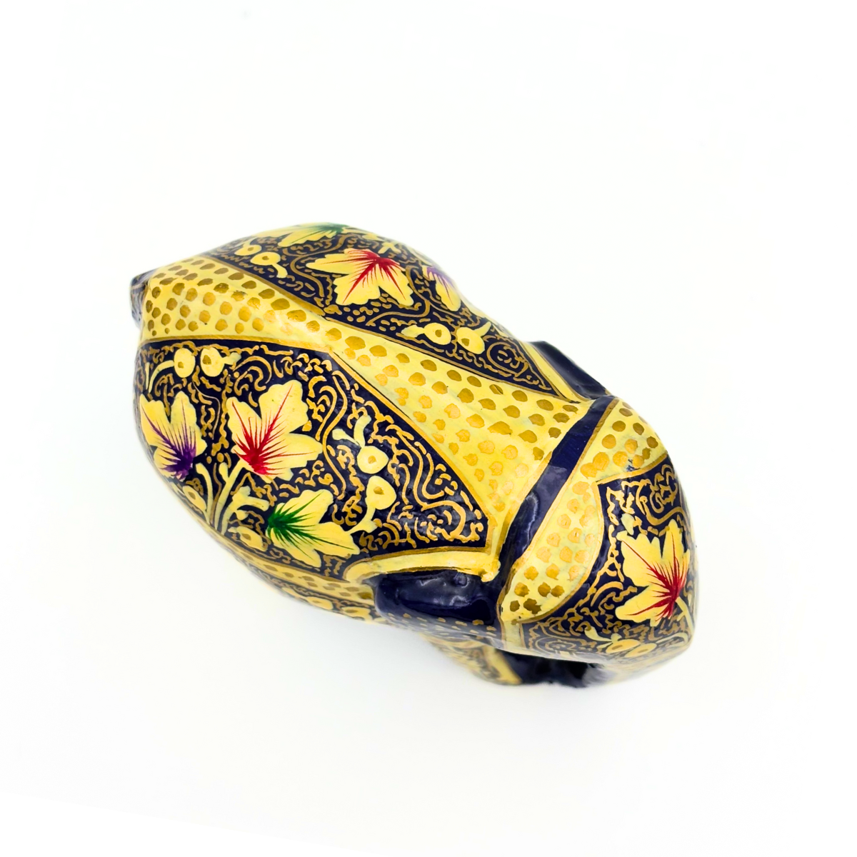 Zenith: Naqash-e-Gul Elephant Small - A Kaleidoscope of Kashmiri Artistry.