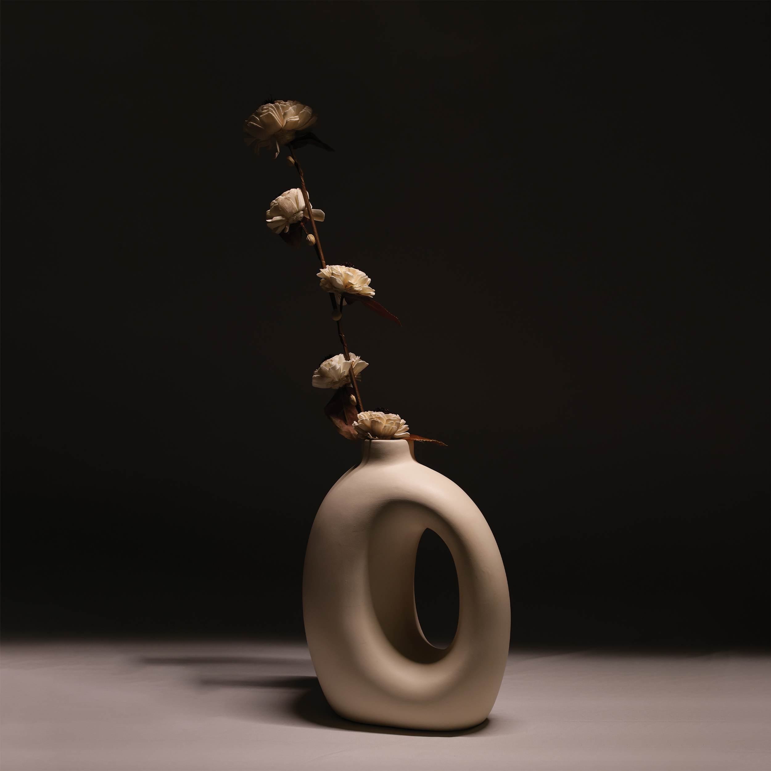 Haven Ceramic Vase: A Sanctuary of Modern Simplicity