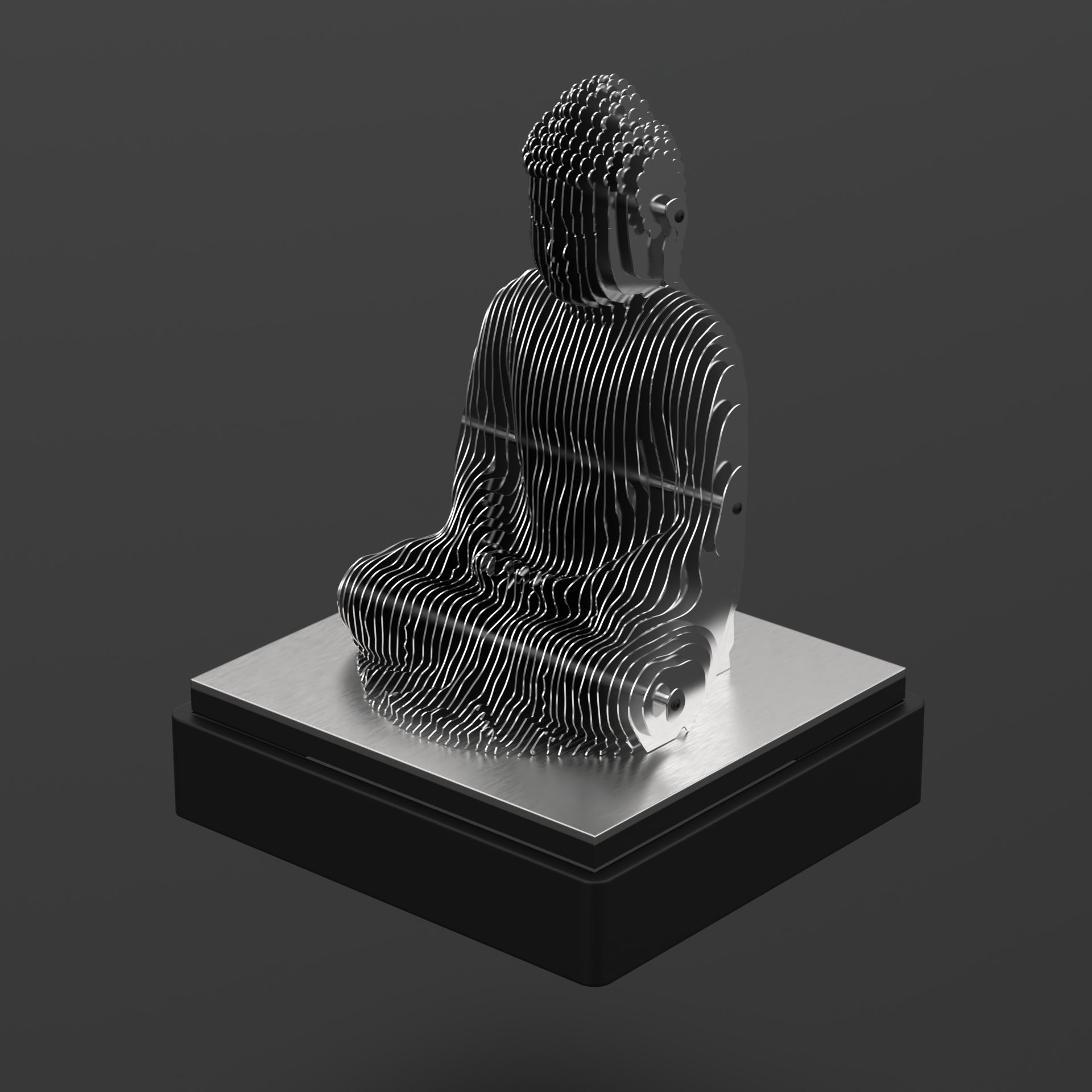 Nirvana – Iconic Buddha Parametric Illusion Sculpture